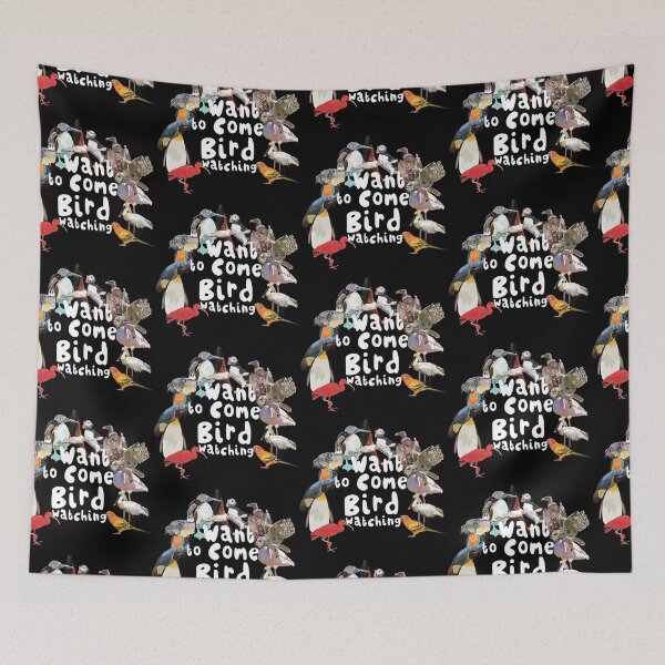 Item preview, B is for Bird Watching, Want to Come Bird Watching? | Funny Birdwatching & Bird Lover Design designed and sold by PrettylittlepastelUk.