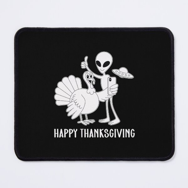Item preview, Alien Turkey UFO Selfie designed and sold by Margerita23.