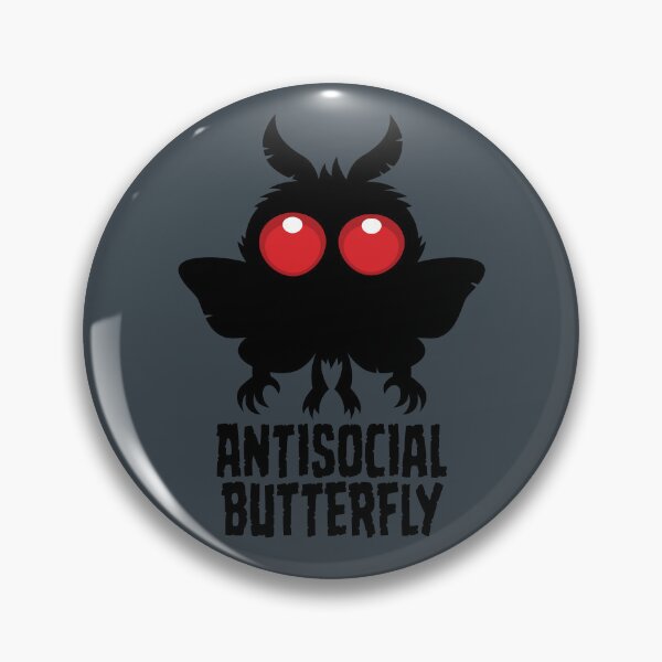 Item preview, Antisocial Butterfly Mothman Cryptid designed and sold by fizzgig.