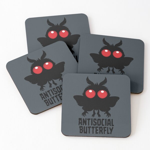 Item preview, Antisocial Butterfly Mothman Cryptid designed and sold by fizzgig.