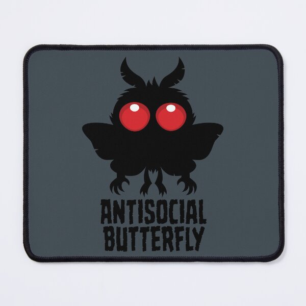 Item preview, Antisocial Butterfly Mothman Cryptid designed and sold by fizzgig.