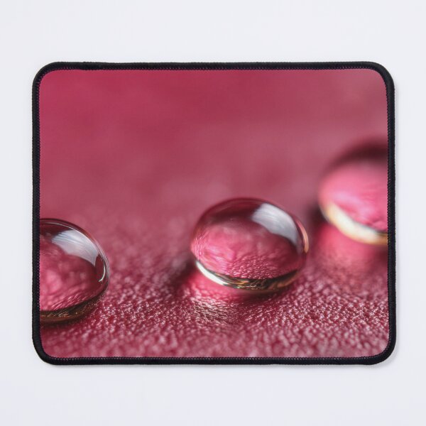 Item preview, Droplets resting on a pink surface designed and sold by anytka.
