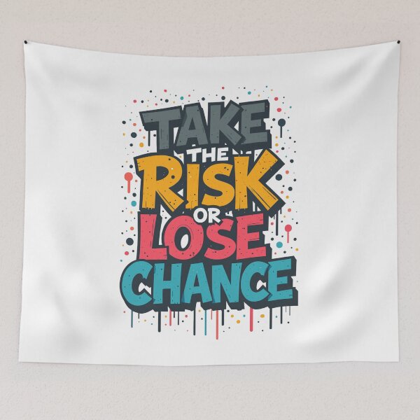 Item preview, Risk & Reward – Motivational Quote Art designed and sold by ArtesioByZaber.