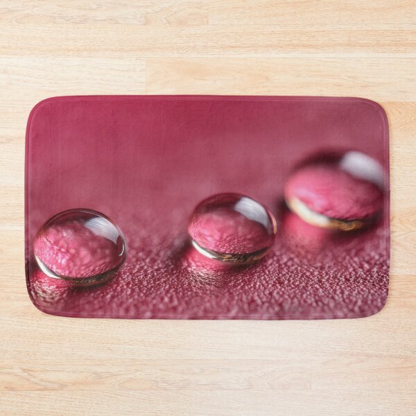 Item preview, Droplets resting on a pink surface designed and sold by anytka.