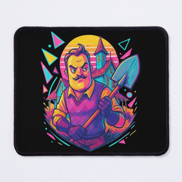 Item preview, Hello Neighbor Retro Fan Art designed and sold by TomFrontierArt.