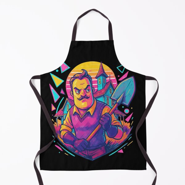 Item preview, Hello Neighbor Retro Fan Art designed and sold by TomFrontierArt.