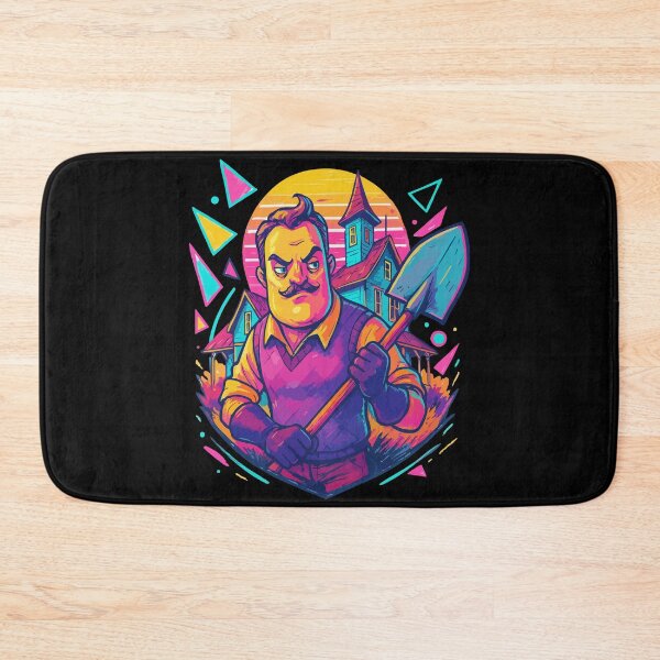 Item preview, Hello Neighbor Retro Fan Art designed and sold by TomFrontierArt.
