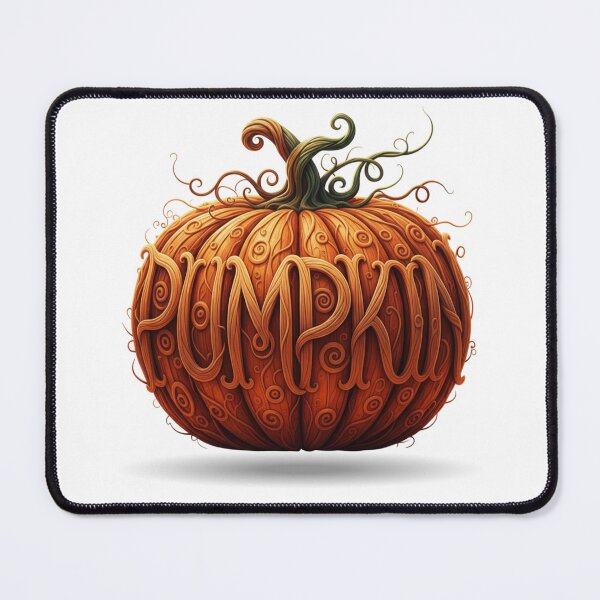 Item preview, Intricate Wooden Pumpkin Typography designed and sold by Khadigadesings.