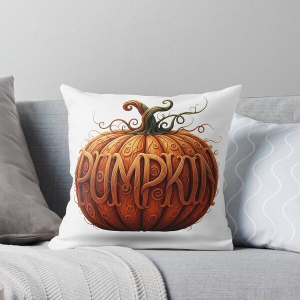 Item preview, Intricate Wooden Pumpkin Typography designed and sold by Khadigadesings.