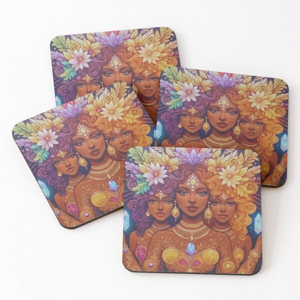 Item preview, sisters of love, light and gem designed and sold by Cushion-Crafts.