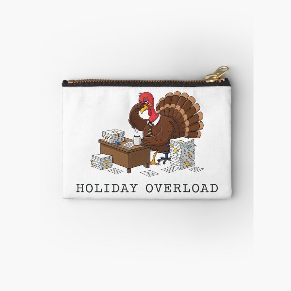 Item preview, The Stressed Turkey: Funny Holiday Overload Office Worker designed and sold by zoughlal.