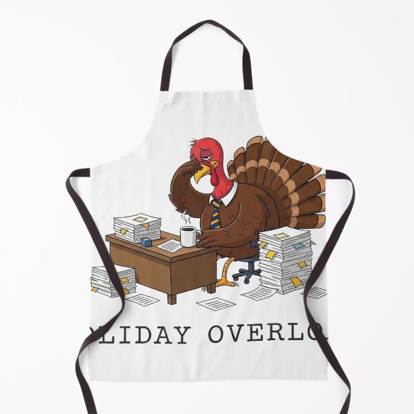 Item preview, The Stressed Turkey: Funny Holiday Overload Office Worker designed and sold by zoughlal.