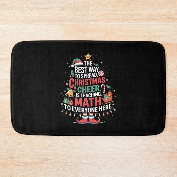 Item preview, Math Teacher Christmas - Elf Christmas Cheer Men Women  designed and sold by GGrizeldaRivas.