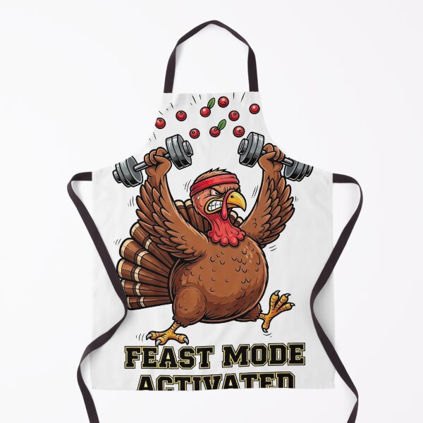 Item preview, Feast Mode Activated: Gym Turkey Funny Workout Thanksgiving designed and sold by zoughlal.