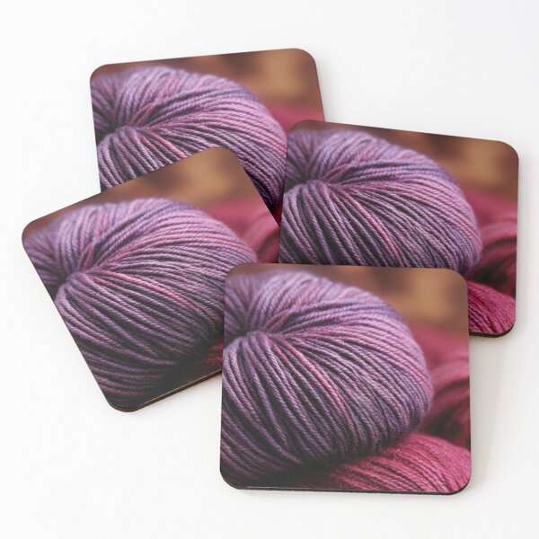 Item preview, Yarn in shades of purple and red designed and sold by anytka.