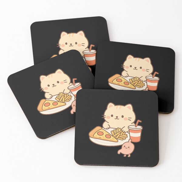 Item preview, Bariatric - Kawaii cat and stomach designed and sold by DamioPolArt.
