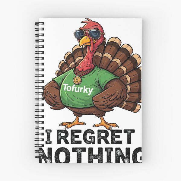 Item preview, I Regret Nothing: Funny Tofurky Vegan Vegetarian Turkey designed and sold by zoughlal.