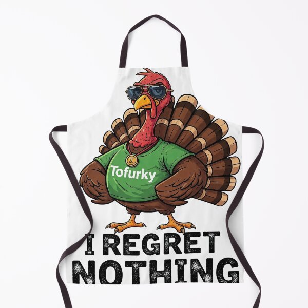 Item preview, I Regret Nothing: Funny Tofurky Vegan Vegetarian Turkey designed and sold by zoughlal.