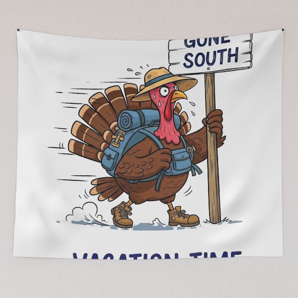 Item preview, Gone South Vacation Time: Turkey Hiking Funny Getaway designed and sold by zoughlal.