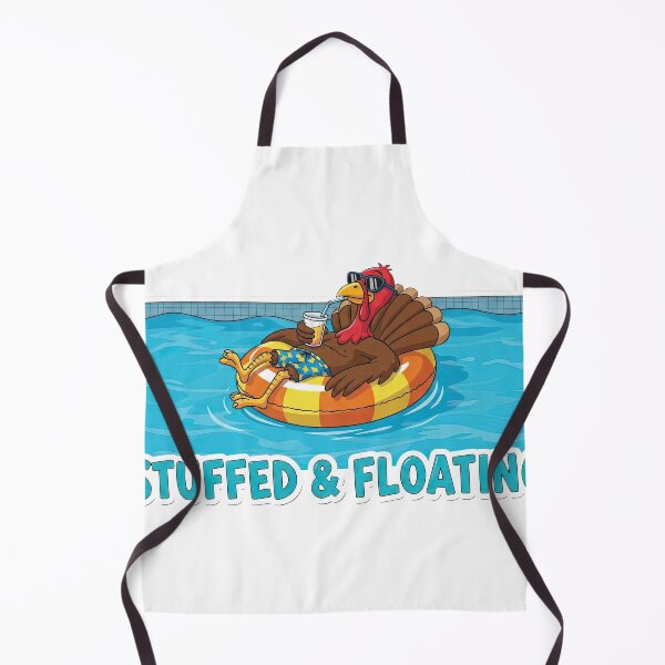 Item preview, Stuffed and Floating: Funny Relaxing Pool Turkey Post-Feast designed and sold by zoughlal.