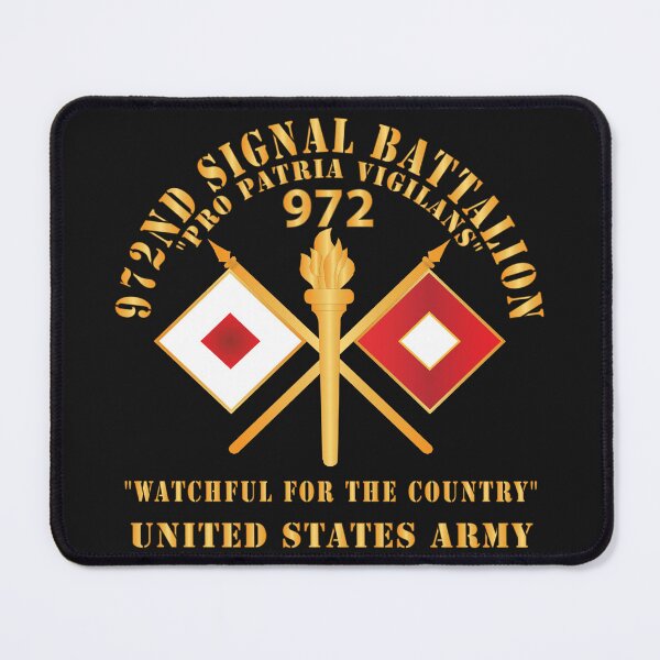 Item preview, Army - 972nd Signal Battalion - Pro Patria Vigilans - US Army X 300 designed and sold by Military Insignia Products.