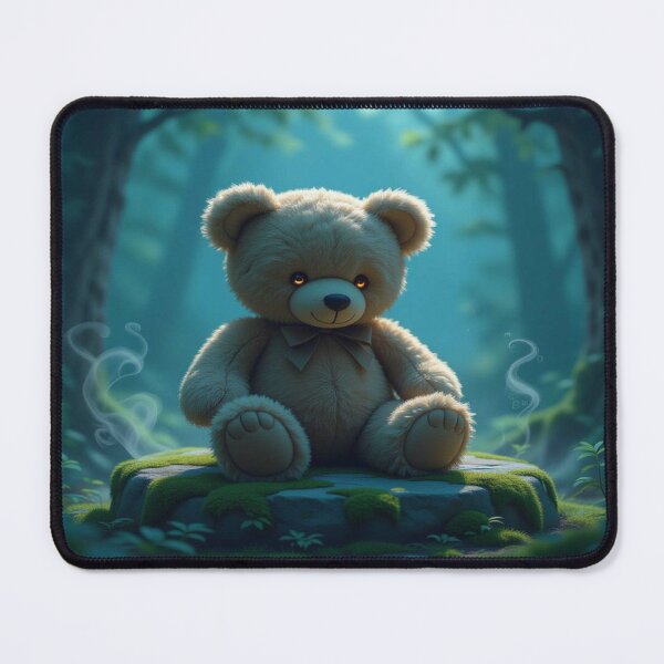 Item preview, AncientBear & TwilightMist – A threadable companion between ForestSilence & fading childhood glow designed and sold by FotoworldEdel.