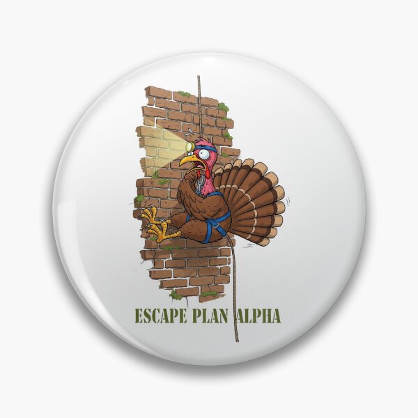 Item preview, Escape Plan Alpha: Funny Rappelling Turkey Thanksgiving designed and sold by zoughlal.