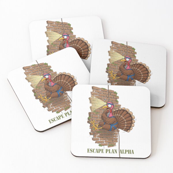 Item preview, Escape Plan Alpha: Funny Rappelling Turkey Thanksgiving designed and sold by zoughlal.
