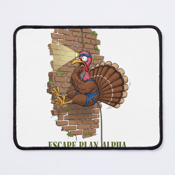 Item preview, Escape Plan Alpha: Funny Rappelling Turkey Thanksgiving designed and sold by zoughlal.