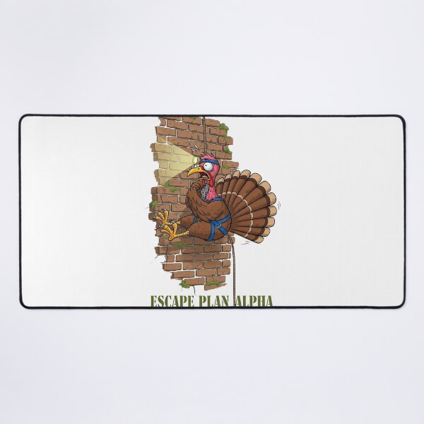 Item preview, Escape Plan Alpha: Funny Rappelling Turkey Thanksgiving designed and sold by zoughlal.
