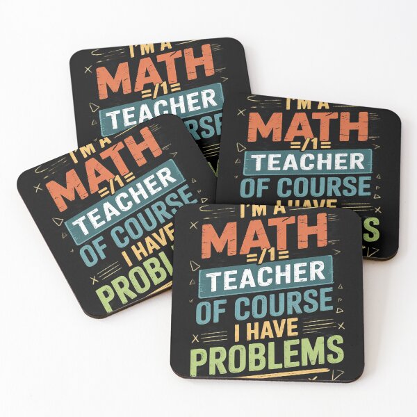 Item preview, Math Teacher Men Women Mathematics School Teachers  designed and sold by GGrizeldaRivas.