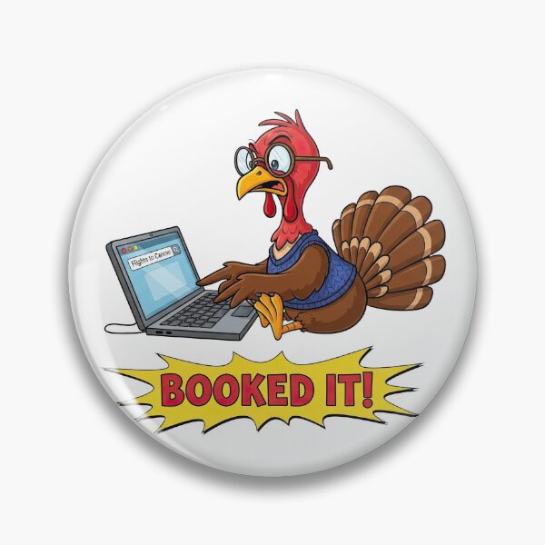 Item preview, Booked It: Funny Turkey Booking Flights to Cancun Travel designed and sold by zoughlal.