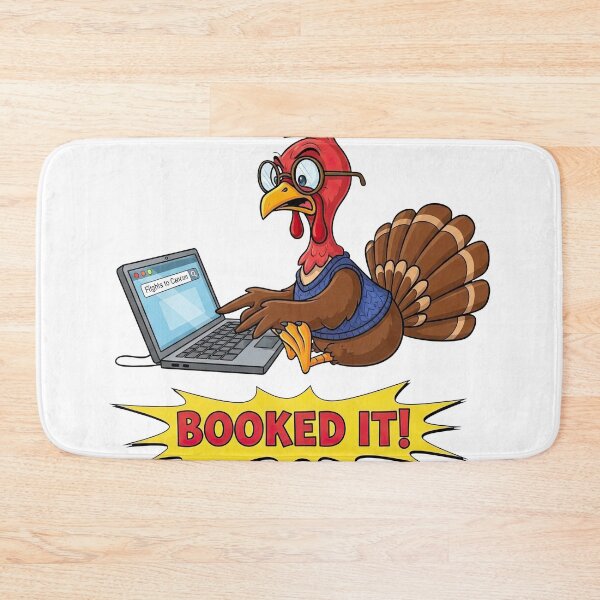 Item preview, Booked It: Funny Turkey Booking Flights to Cancun Travel designed and sold by zoughlal.