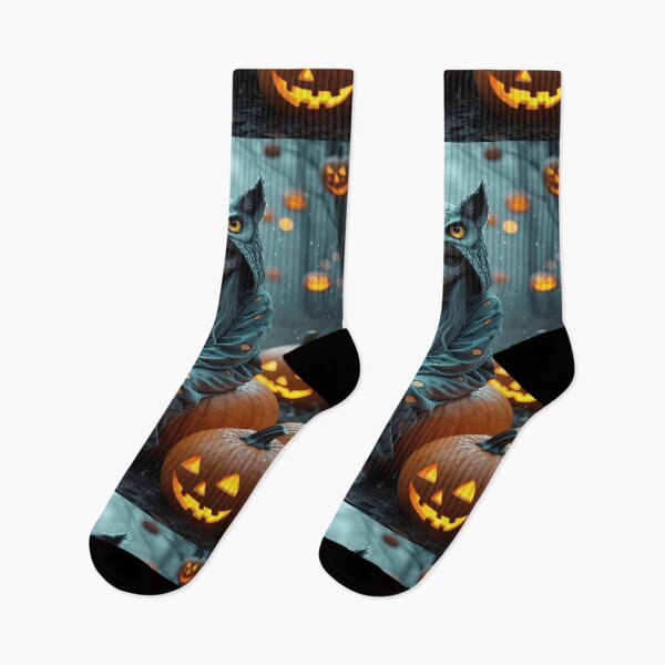 Item preview, Owl Girl in Pumpkin Forest – Halloween Magic designed and sold by AmetistLight.
