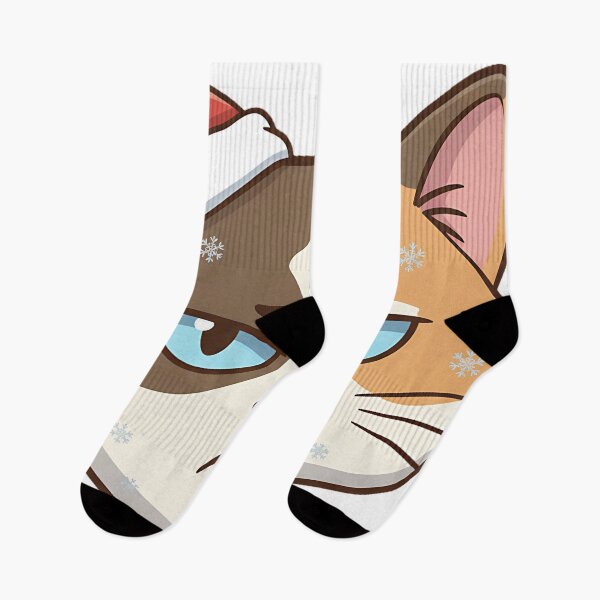 Item preview, Suspicious Santa Cat — Blue-Eyed Grinch Vibes designed and sold by meesub.