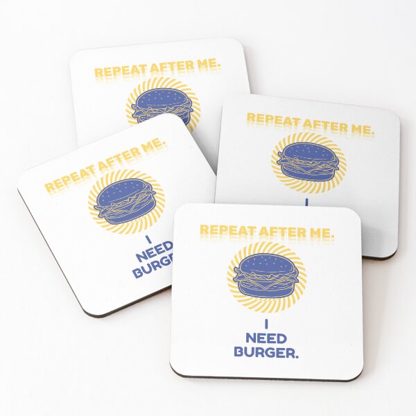Item preview, Repeat After Me I Need Burger Shirt designed and sold by heyyoyeah63.