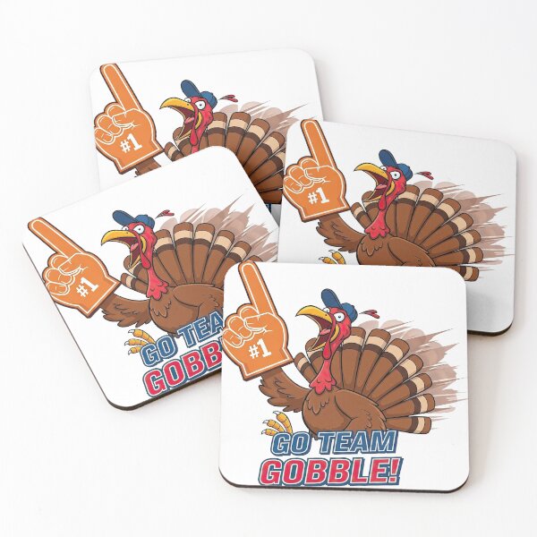 Item preview, Go Team Gobble: Funny Football Sports Thanksgiving Turkey designed and sold by zoughlal.