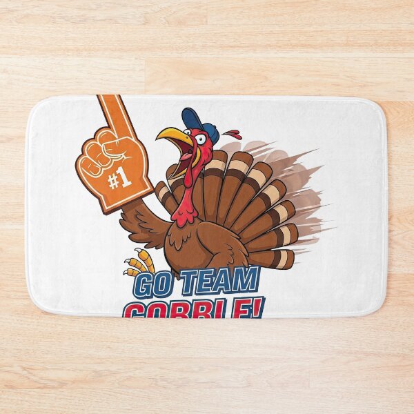 Item preview, Go Team Gobble: Funny Football Sports Thanksgiving Turkey designed and sold by zoughlal.