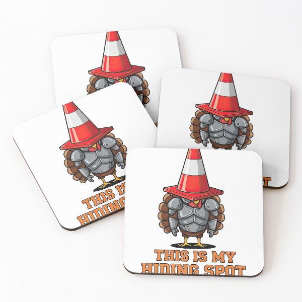 Item preview, This Is My Hiding Spot: Funny Armored Turkey Escape Plan designed and sold by zoughlal.