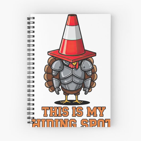 Item preview, This Is My Hiding Spot: Funny Armored Turkey Escape Plan designed and sold by zoughlal.
