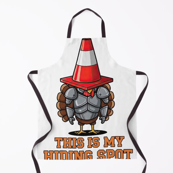 Item preview, This Is My Hiding Spot: Funny Armored Turkey Escape Plan designed and sold by zoughlal.
