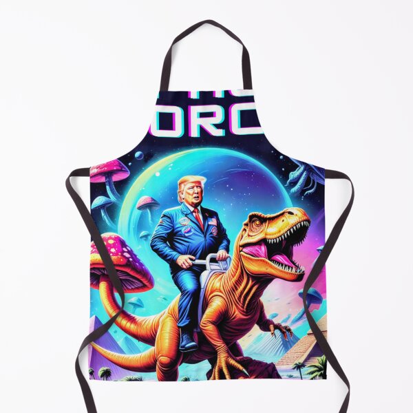 Item preview, SPACE FORCE | TRUMP RIDING A DINOSAUR WHILE EXPLORING ALIEN WORLDS | WEIRDCORE STYLE | VAPORWAVE ART PSYCHEDELIC HORROR AESTHETIC | NEON PRINTS | DIGITAL DOWNLOAD | WEIRDCORETRIPP designed and sold by WeirdCoreTripp.