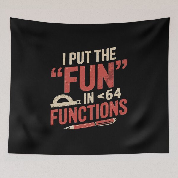 Item preview, Mathematician Math Teacher Pun I Put The Fun In Functions  designed and sold by GGrizeldaRivas.