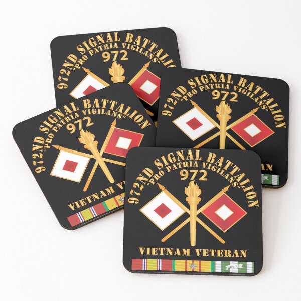 Item preview, Army - 972nd Signal Battalion - Pro Patria Vigilans - Vietnam Veteran - VN SVC X 300 designed and sold by Military Insignia Products.