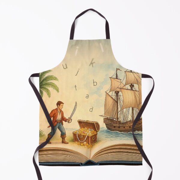 Item preview, Literary world: Pirate finds a treasure designed and sold by Steffani Lehmann.