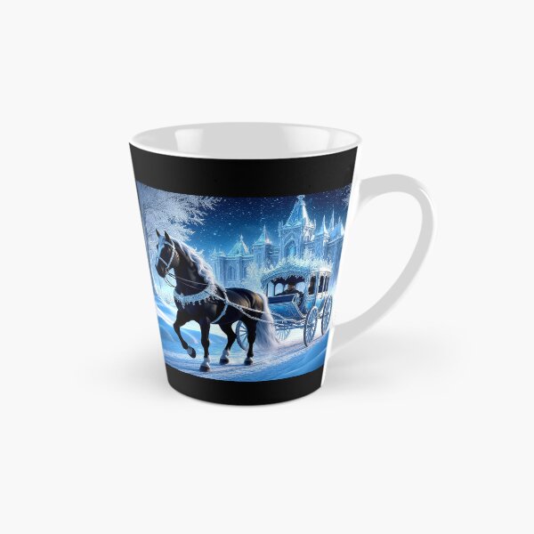 Item preview, Black Stallion and Ice Carriage – Winter Fantasy Castle designed and sold by AmetistLight.