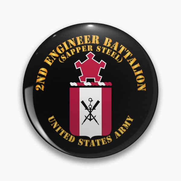 Item preview, COA - 2nd Engineer Battalion - Sapper Steel designed and sold by Military Insignia Products.