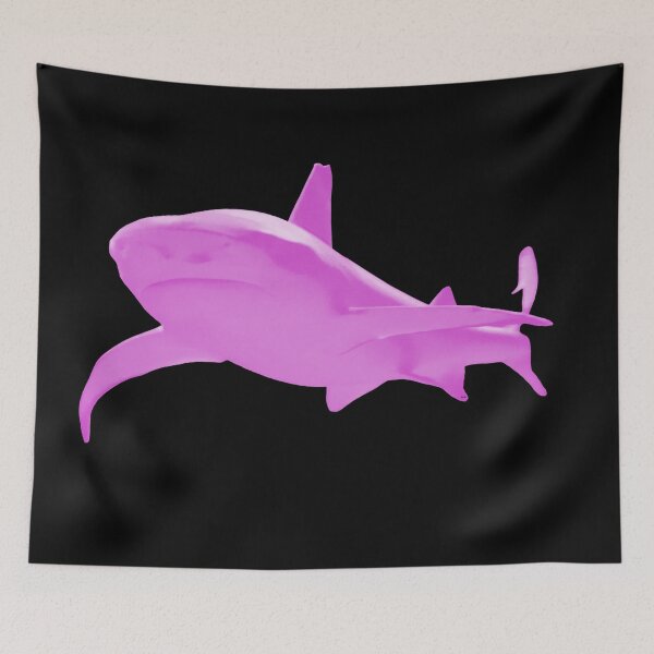 Item preview, Vibrant pink shark – Dramatic underwater look / Swiss Artwork Photography designed and sold by Raphael Wolf.
