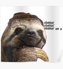 slothin' on u / post malone Poster