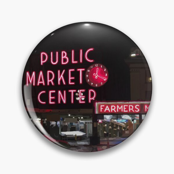 Item preview, Seattle Washington Public Market Center designed and sold by julestown.